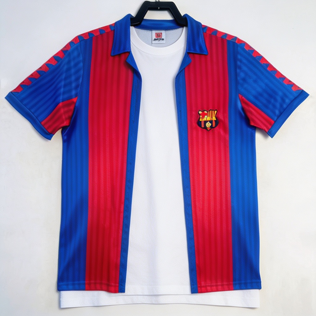 Barcelona Retro Jersey Layered Outfit