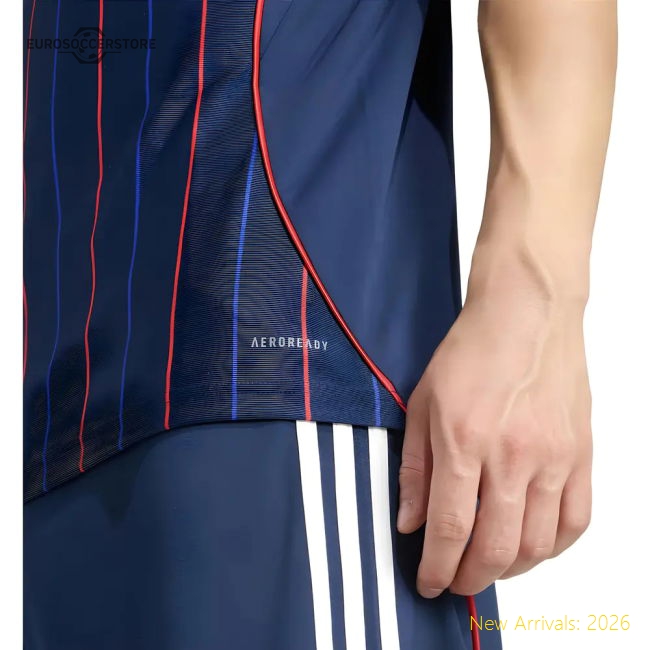 Olympique Lyon 2025-2026 Away Gear Olympique Lyon Football Top-Jersey Chest: 2026 World Cup Soccer Kits