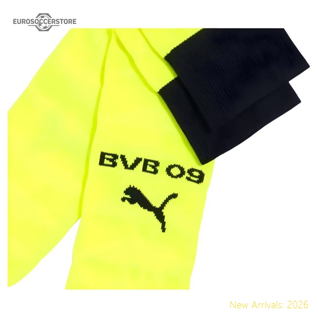 Borussia Dortmund 2025-2026 Away Gear Borussia Dortmund Socks (Yellow)-Jersey Chest: 2026 World Cup Soccer Kits