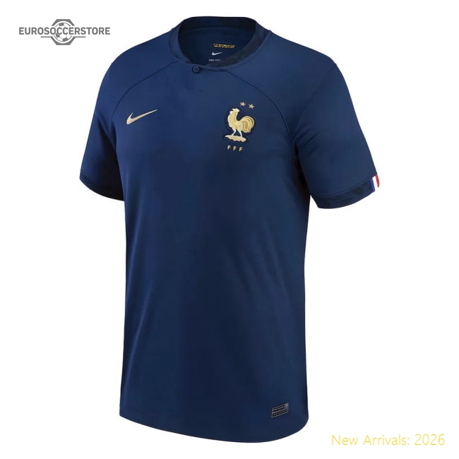 France 2022-2023 Home Kit Football Jersey-Jersey Chest: 2026 World Cup Soccer Kits