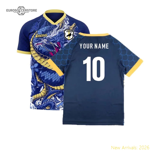 Japan 2025-2026 Third Uniform Japan Concept Football Kit (Your Name) Libero-Jersey Chest: 2026 World Cup Soccer Kits