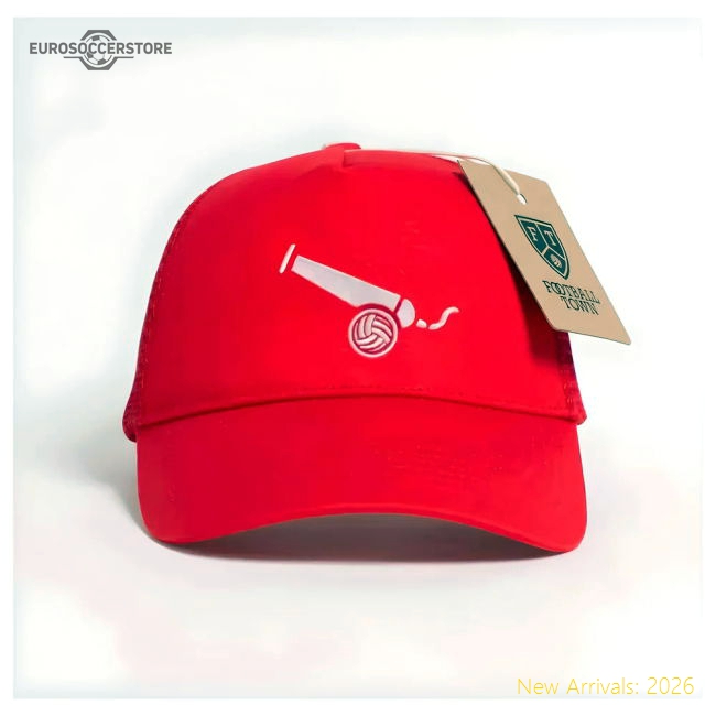 Club Teams,Arsenal Competition Ready The Cannon Trucker Cap (Red)-Jersey Chest: 2026 World Cup Soccer Kits