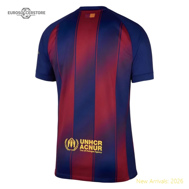 Barcelona 2025-2026 Home Uniform Football Jersey For Diehard Football Fa-Jersey Chest: 2026 World Cup Soccer Kits