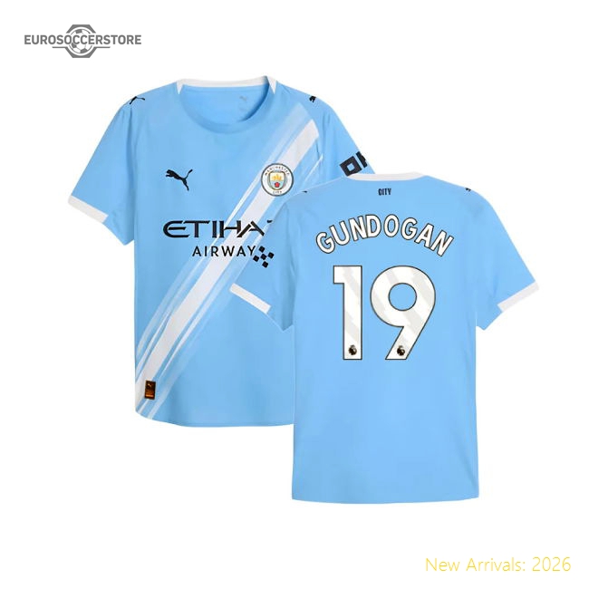 Man City 2025-2026 Home Gear Player Version Football Match Kit-Jersey Chest: 2026 World Cup Soccer Kits
