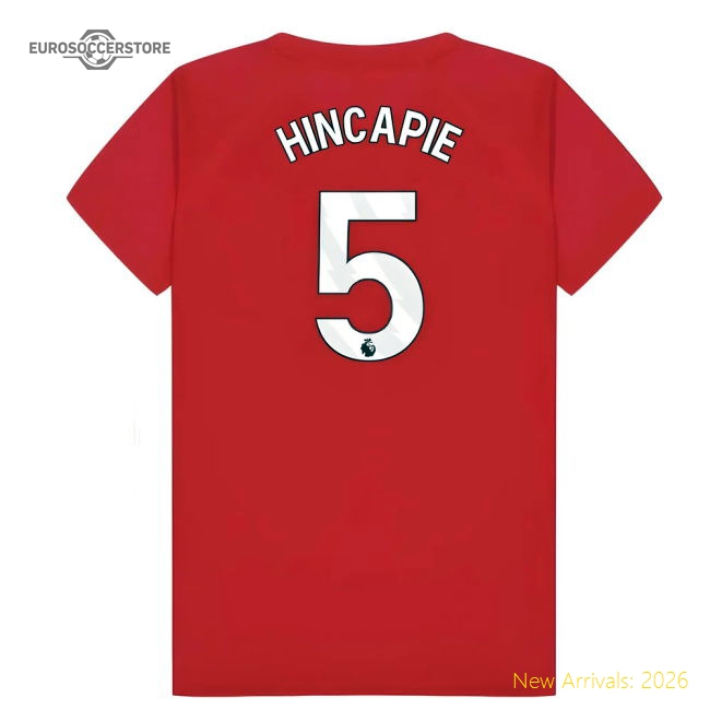 Club Teams,Arsenal Arsenal Poly T-Shirt (Red) - Youth (Hincapie 5)-Jersey Chest: 2026 World Cup Soccer Kits