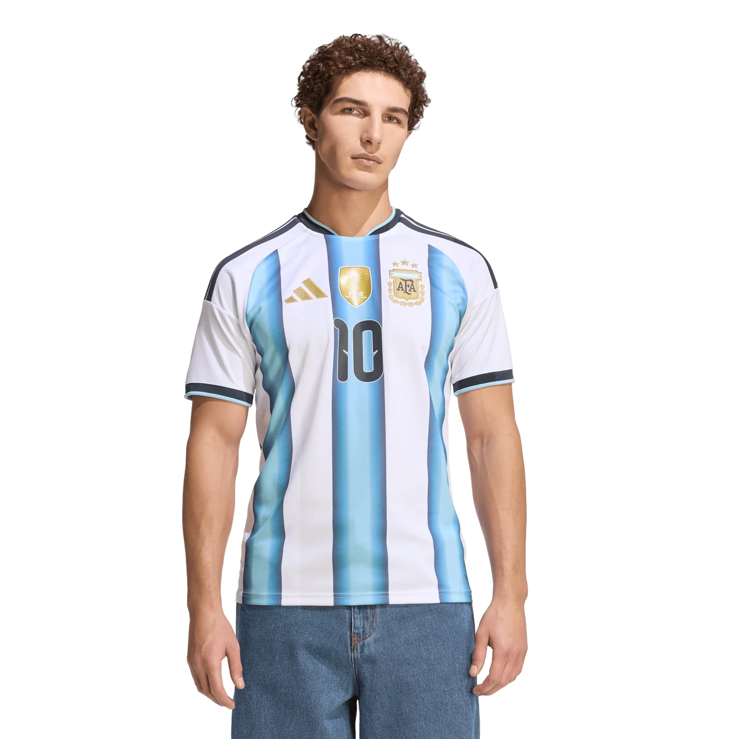 Argentina 2026 Home Messi 10 Jersey Men's | Climacool+ No.10 Legend Kit-Jersey Chest: 2026 World Cup Soccer Kits