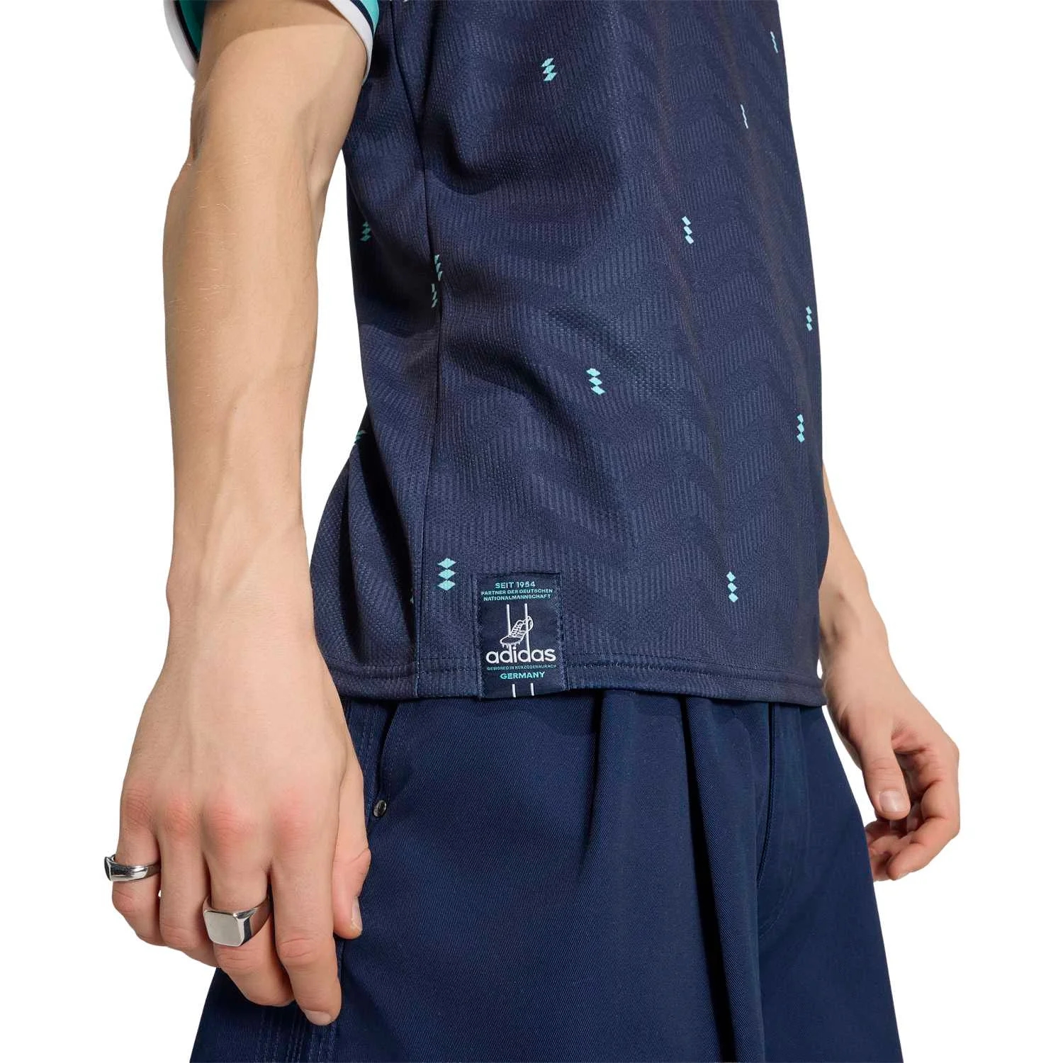 Germany 2026 Away Jersey - Men's | Heritage-Inspired CLIMACOOL+ Football Kit-Jersey Chest: 2026 World Cup Soccer Kits