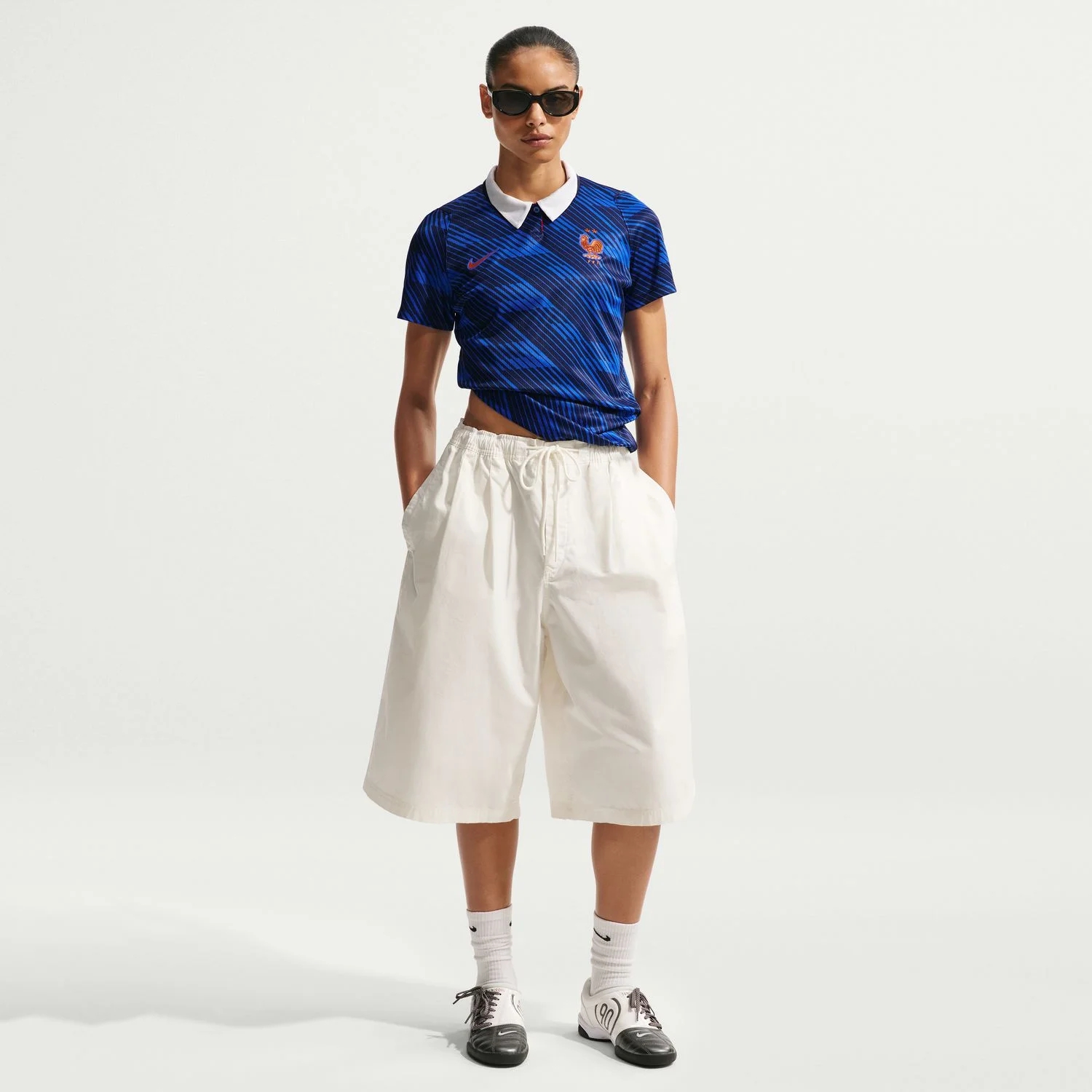 France 2026 Home Women's Jersey - Les Bleues Iconic Blue Kit-Jersey Chest: 2026 World Cup Soccer Kits