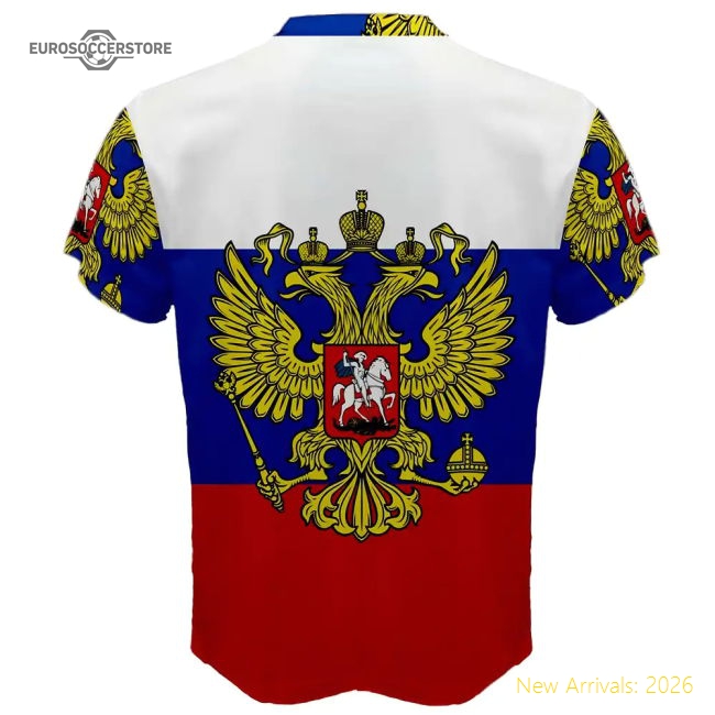 Russia Football Jersey-Jersey Chest: 2026 World Cup Soccer Kits