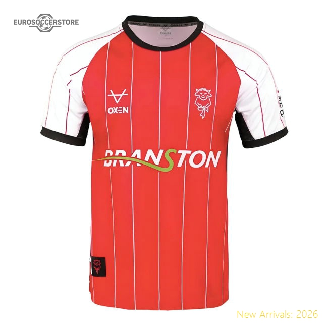 League Two 2024-2025 Home Uniform Lincoln City Football Shirt-Jersey Chest: 2026 World Cup Soccer Kits