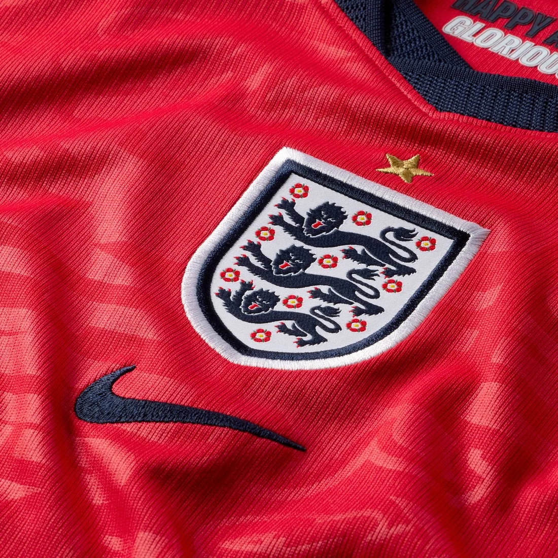 England 2026 Away Youth Jersey - Three Lions Speed Red Junior Kit-Jersey Chest: 2026 World Cup Soccer Kits