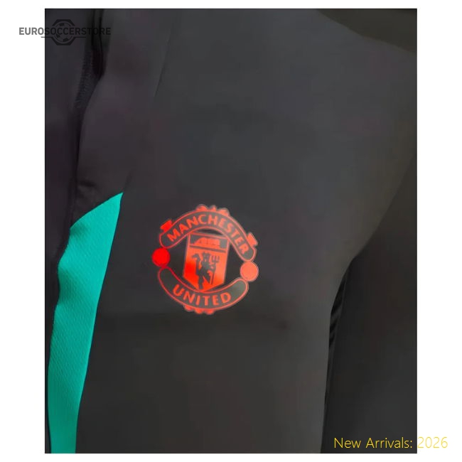 Man Utd 2023-2024 Man Utd Training Pants Football Shirt (Black)-Jersey Chest: 2026 World Cup Soccer Kits