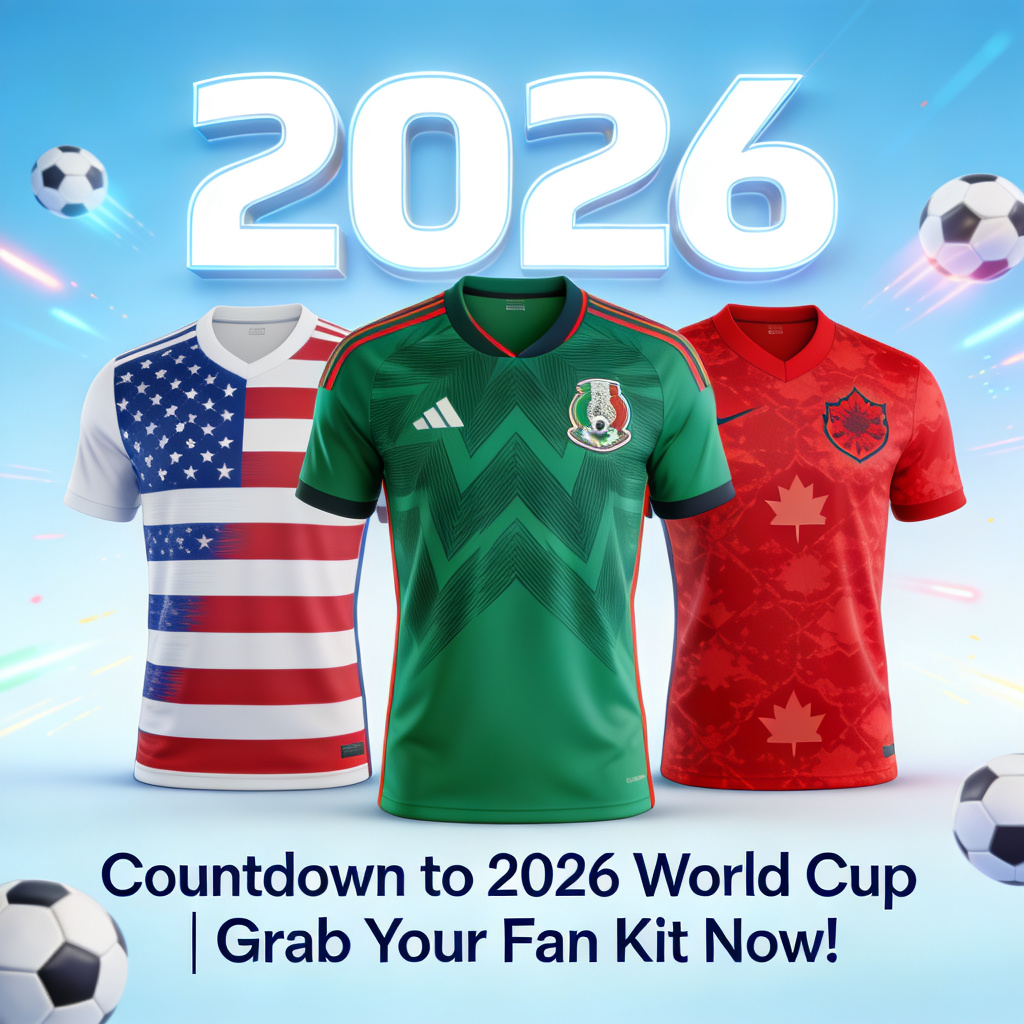 The countdown to the 2026 World Cup has begun! Is your exclusive fan jersey ready?-Jersey Chest: 2026 World Cup Soccer Kits