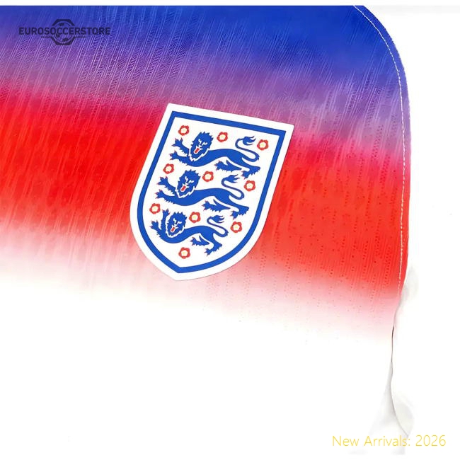 England 2025-2026 Home Kit Mens Player Version Football Jersey-Jersey Chest: 2026 World Cup Soccer Kits