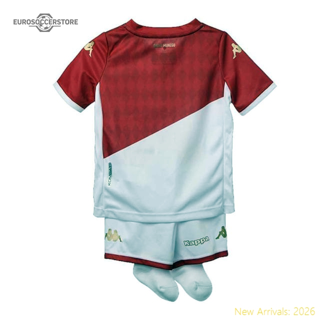 Monaco 2019-2020 Home Uniform Monaco Mini Kit Match Kit-Jersey Chest: 2026 World Cup Soccer Kits