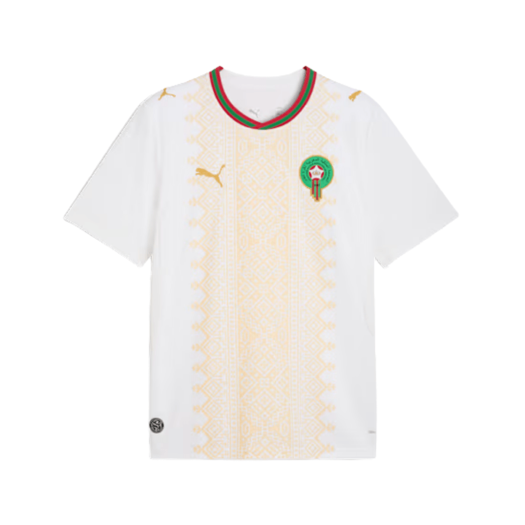 Morocco Away Jersey 2026 White Gold