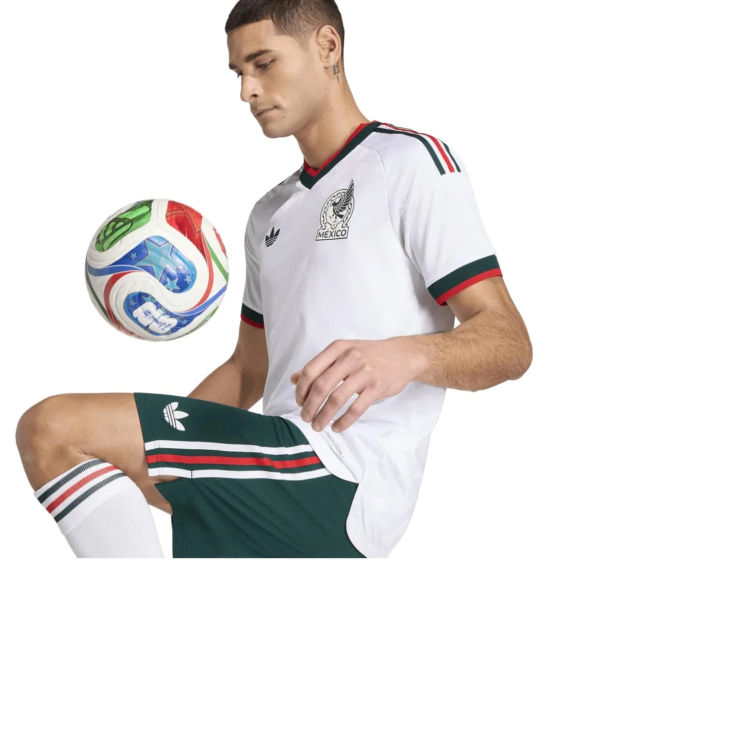 Mexico 2026 Elite Away Jersey - Men's | CLIMACOOL+ Match Fit Performance Kit-Jersey Chest: 2026 World Cup Soccer Kits