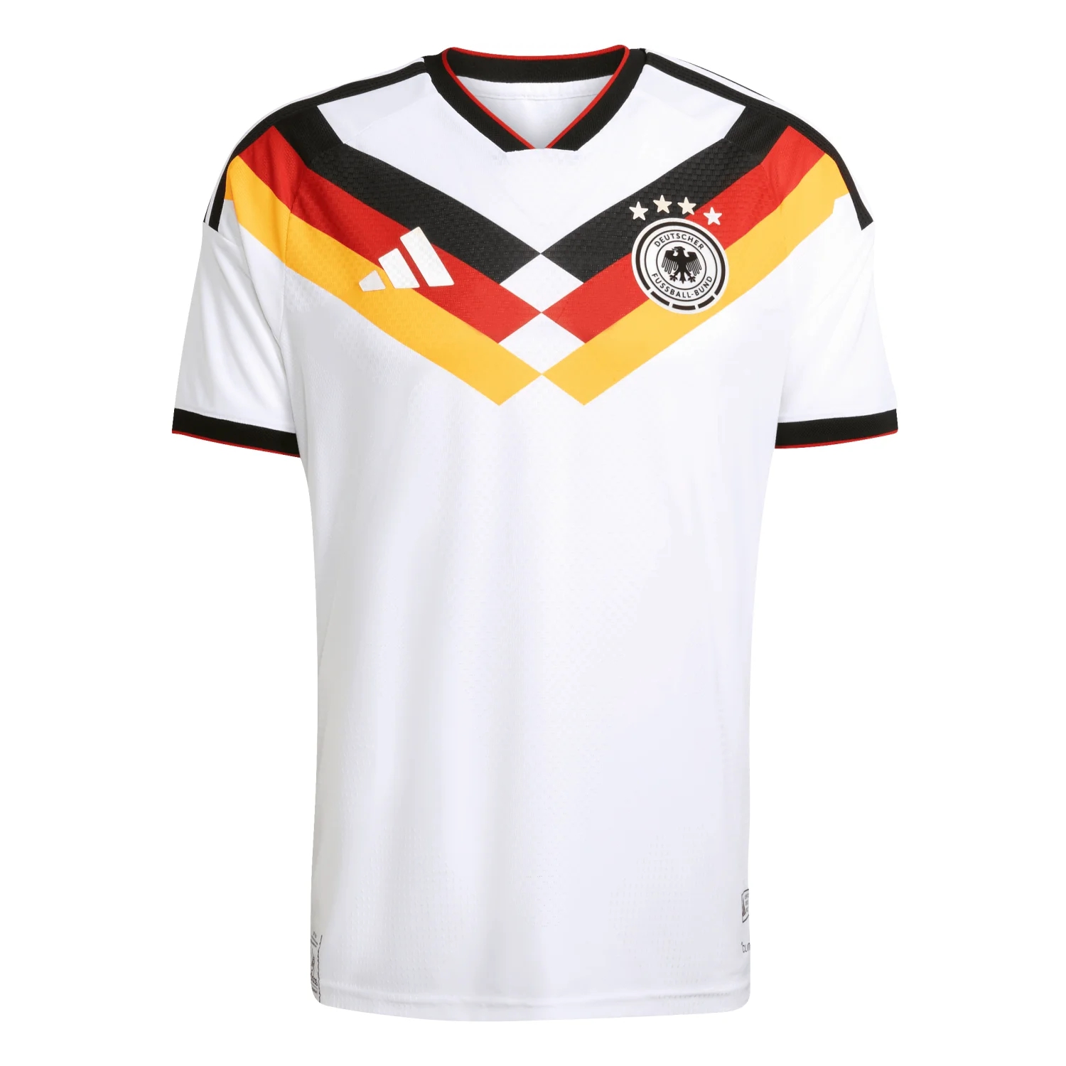 Germany 2026 Elite Home Jersey - Men's | Slim Fit Climacool+ Football Shirt with EQT Collar Performance Design-Jersey Chest: 2026 World Cup Soccer Kits