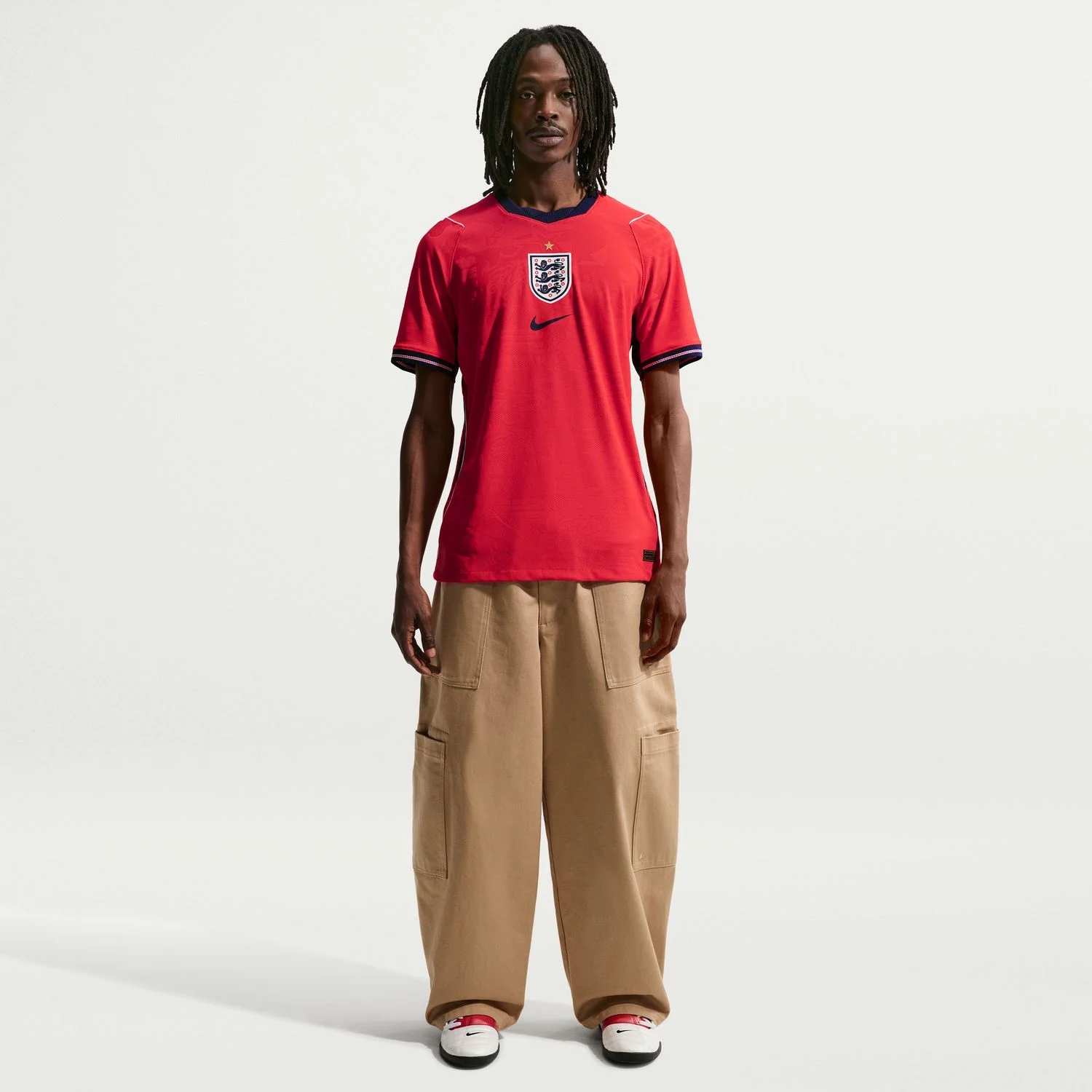 England 2026 Away Elite Jersey - Speed Red Men's Player Edition-Jersey Chest: 2026 World Cup Soccer Kits