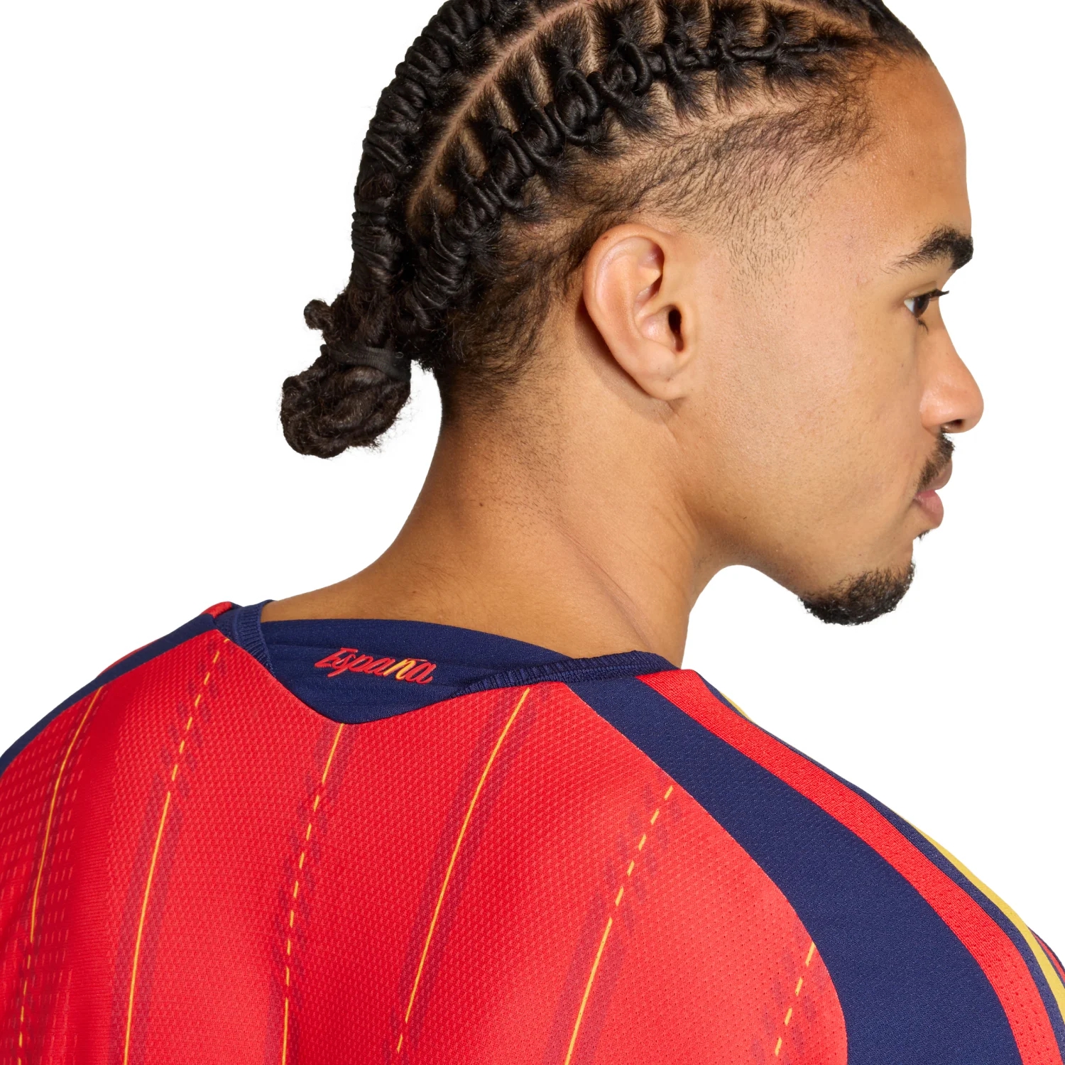 Spain 2026 Elite Home Jersey - Men's | Slim Fit Climacool+ Red Football Shirt with Jacquard Performance Design-Jersey Chest: 2026 World Cup Soccer Kits