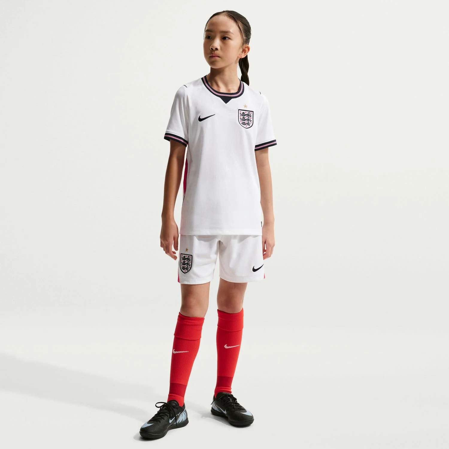 England 2026 Home Youth Jersey - Three Lions Junior Heritage Kit-Jersey Chest: 2026 World Cup Soccer Kits