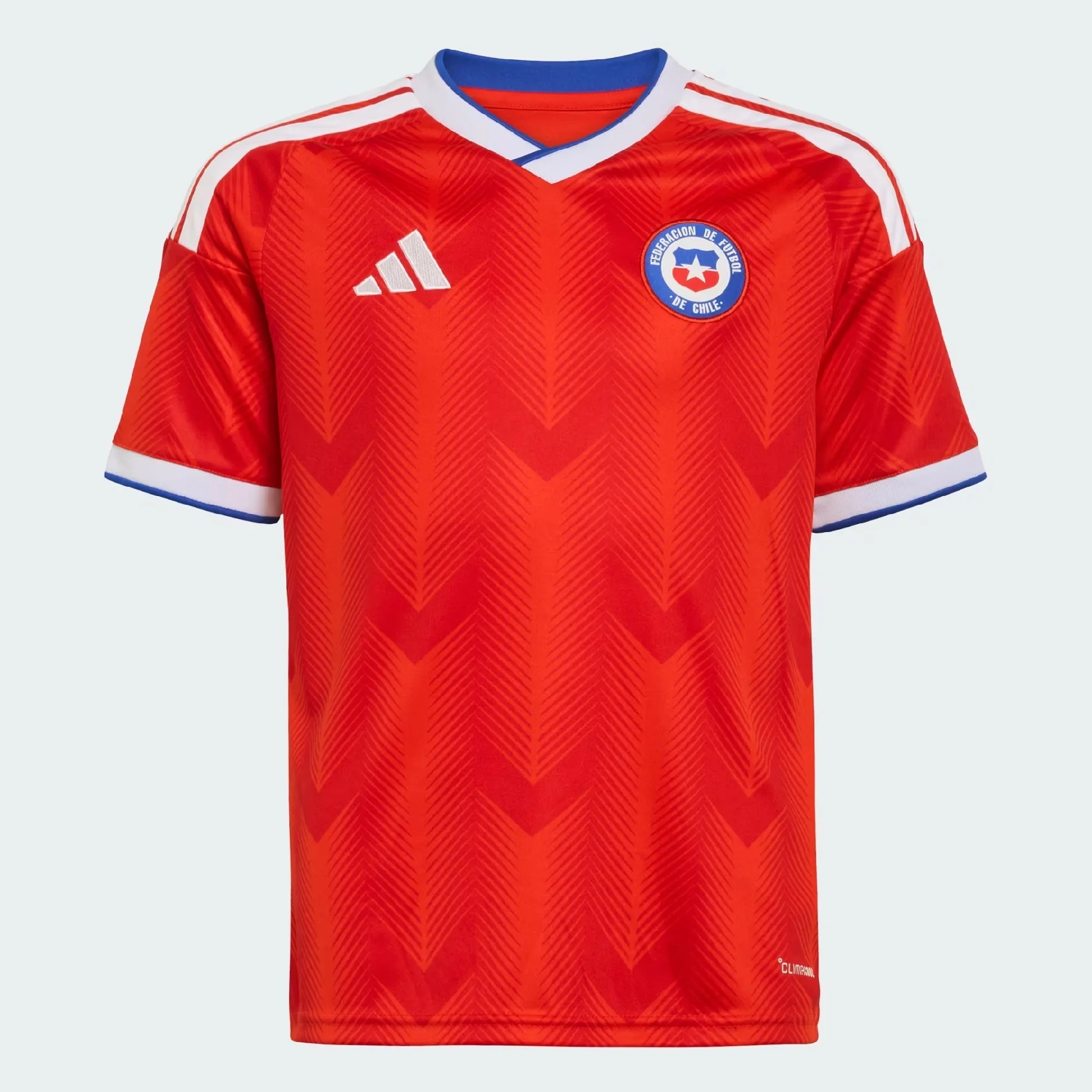 Chile 2026 Home Jersey - Youth | Kids Football Shirt Climacool Breathable Soccer Kit-Jersey Chest: 2026 World Cup Soccer Kits