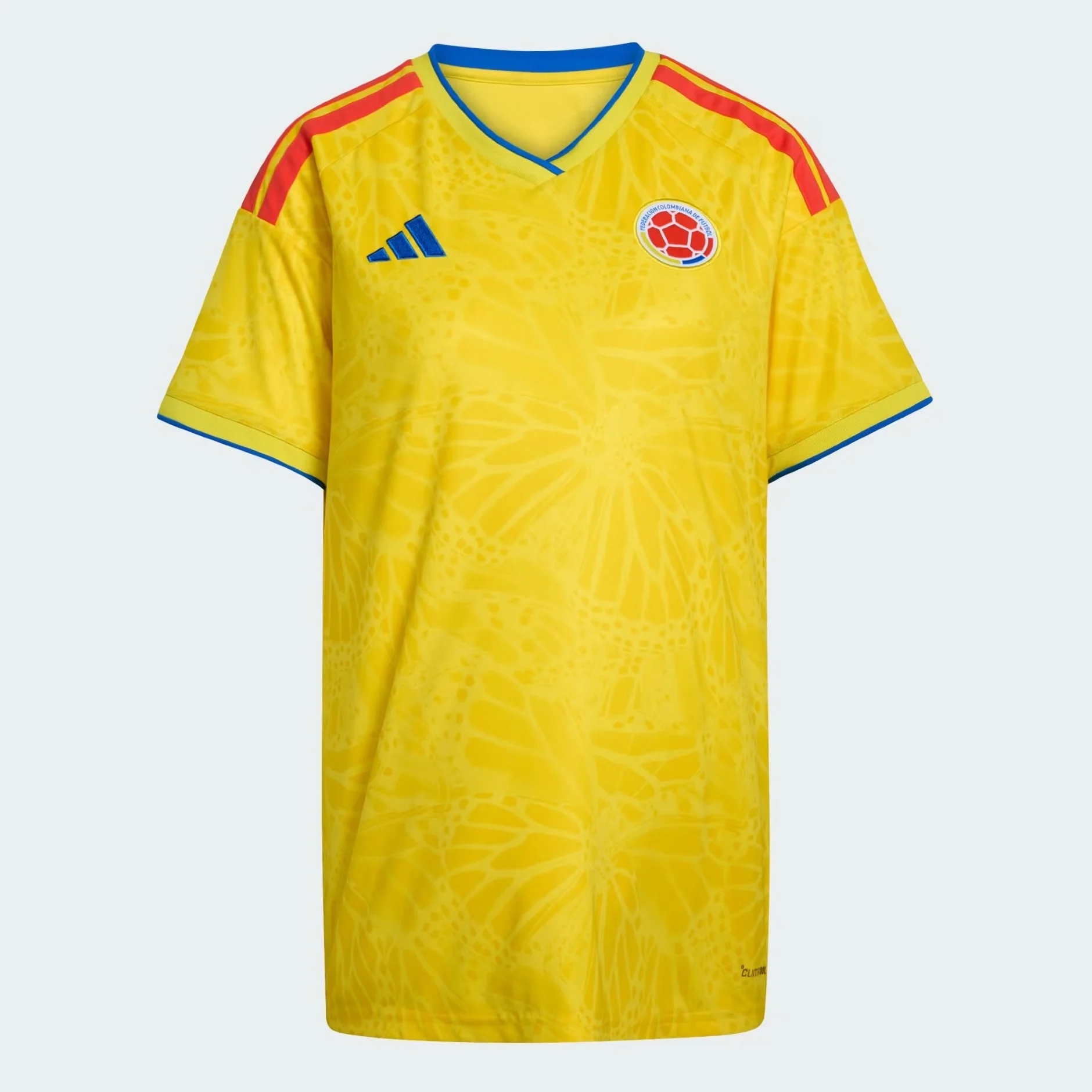 Colombia 2026 Women’s Home Jersey | Ladies Football Shirt Climacool Kit-Jersey Chest: 2026 World Cup Soccer Kits