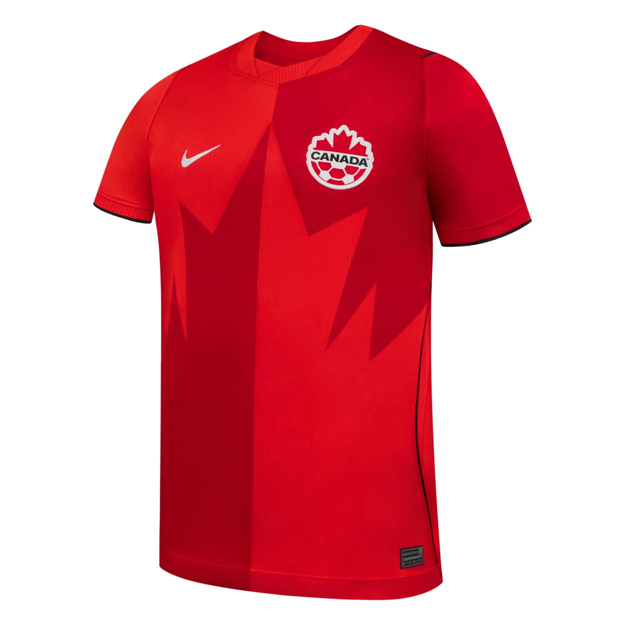 Canada 2026 Home Youth Jersey - Maple Leaf Mosaic Junior Kit-Jersey Chest: 2026 World Cup Soccer Kits