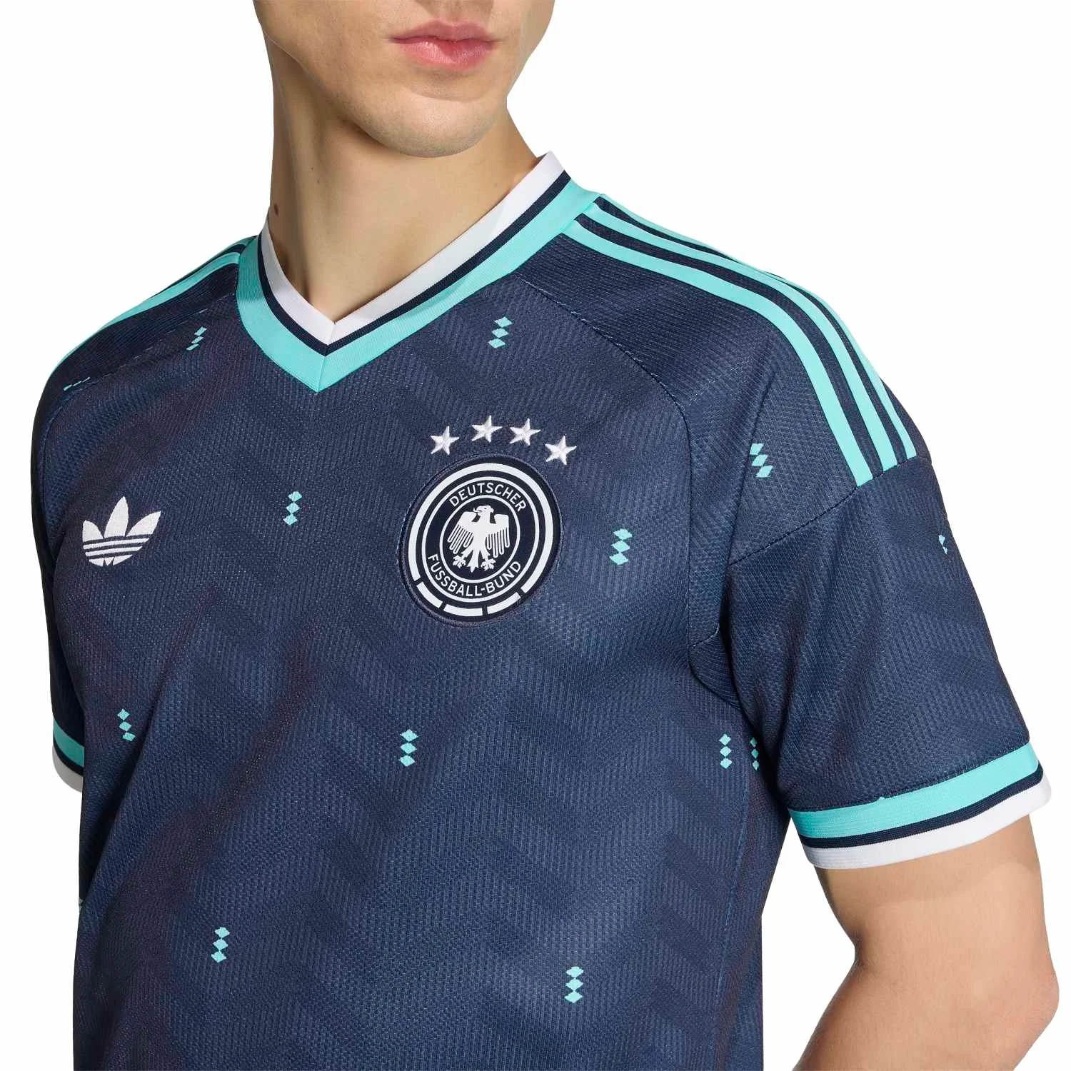Germany 2026 Away Jersey - Men's | Heritage-Inspired CLIMACOOL+ Football Kit-Jersey Chest: 2026 World Cup Soccer Kits
