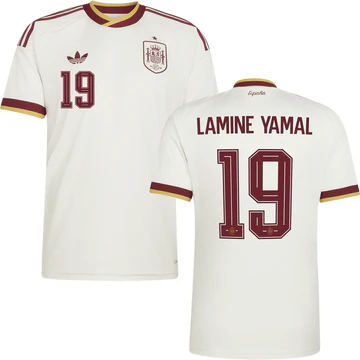 Lamine Yamal #19 Spain Away Jersey