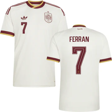 Ferran #7 Spain Away Jersey