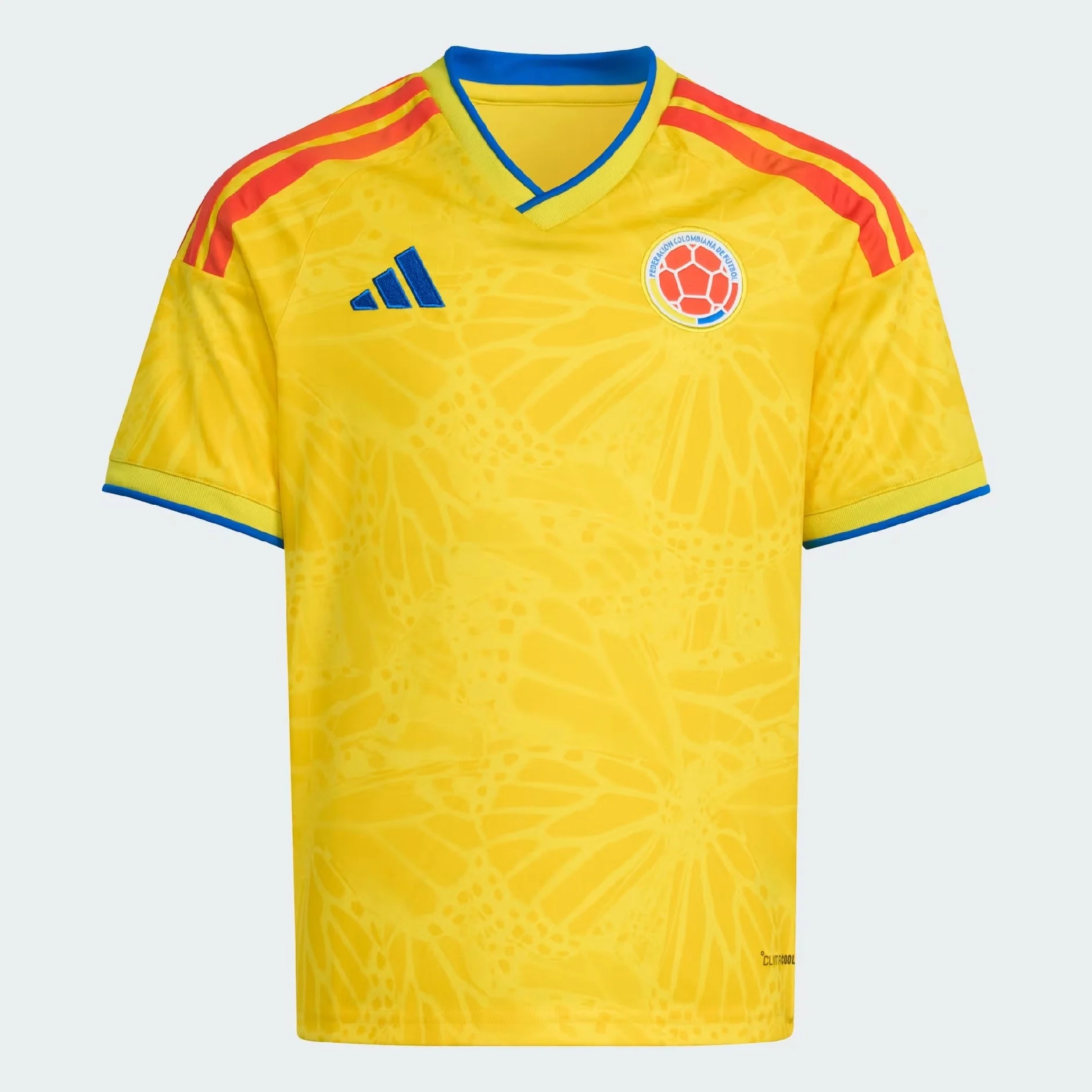 Colombia 2026 Home Youth Jersey - Vivid Yellow Heritage Edition-Jersey Chest: 2026 World Cup Soccer Kits