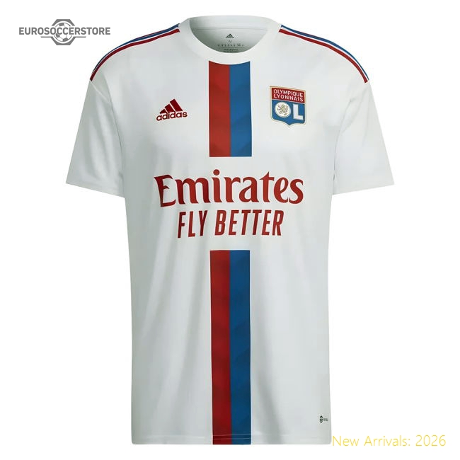 Olympique Lyon 2022-2023 Home Kit Olympique Lyon Match Kit-Jersey Chest: 2026 World Cup Soccer Kits