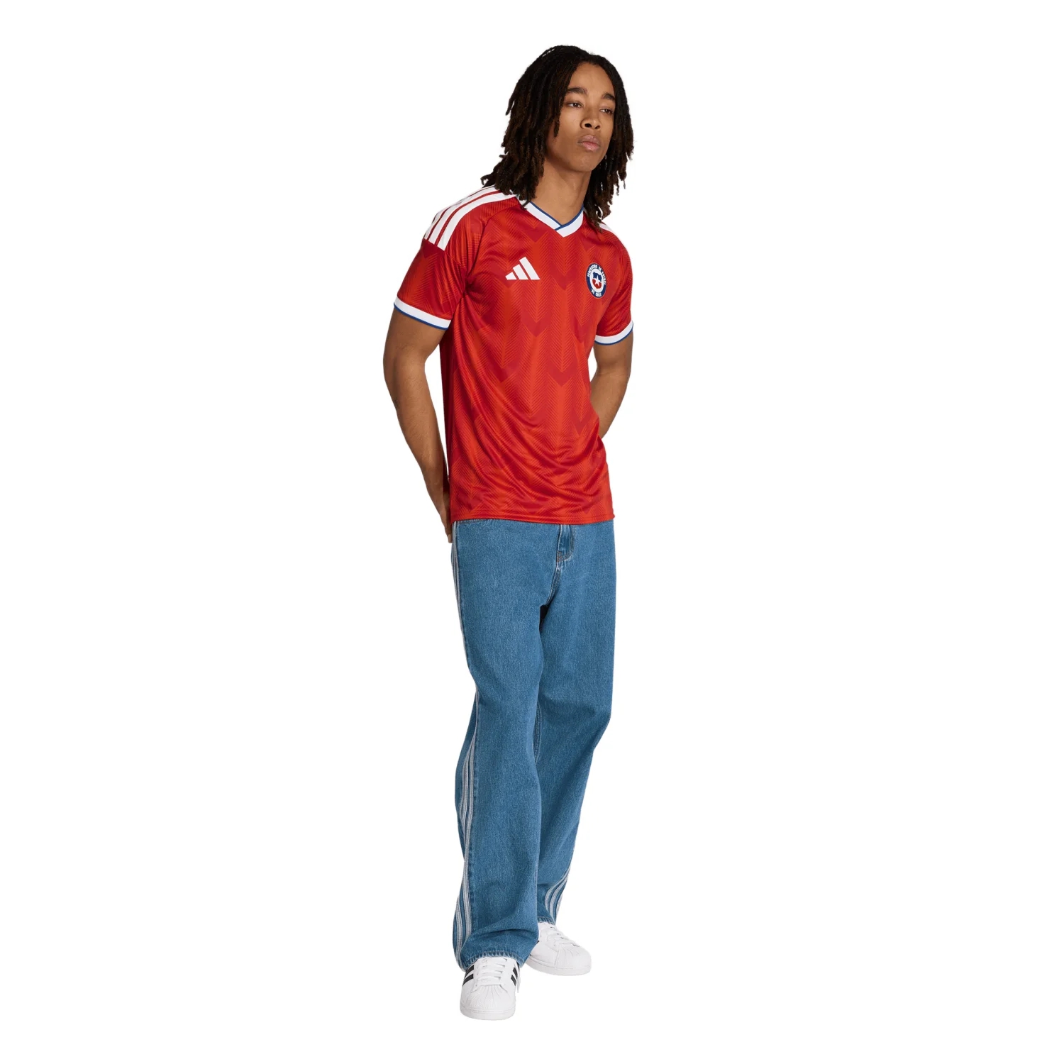 Chile 2026 Home Jersey - Men's | Slim Fit Climacool+ Football Shirt Condor Inspired Design-Jersey Chest: 2026 World Cup Soccer Kits
