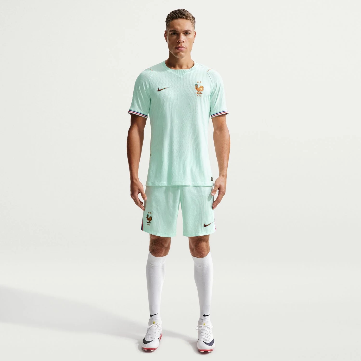 France 2026 Away Elite Jersey - Liberté Teal Player Edition-Jersey Chest: 2026 World Cup Soccer Kits