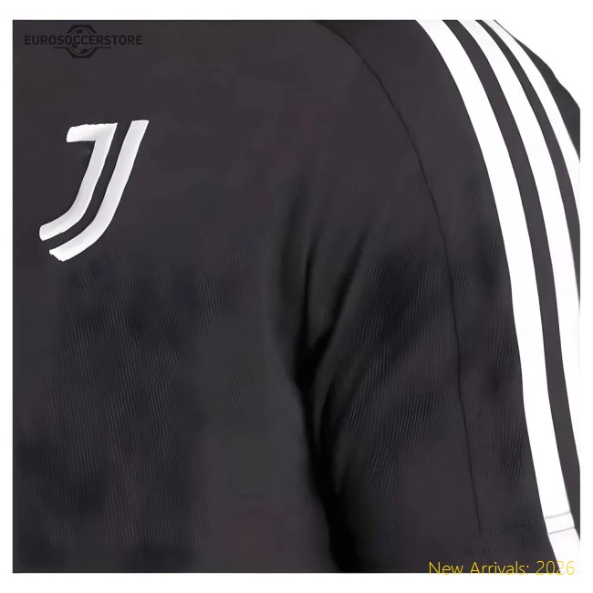 Juventus 2024-2025 Football Tee (Black) For Diehard Football Fans-Jersey Chest: 2026 World Cup Soccer Kits
