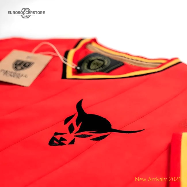Belgium Vintage Belgium Le Diable Soccer Football Jersey-Jersey Chest: 2026 World Cup Soccer Kits