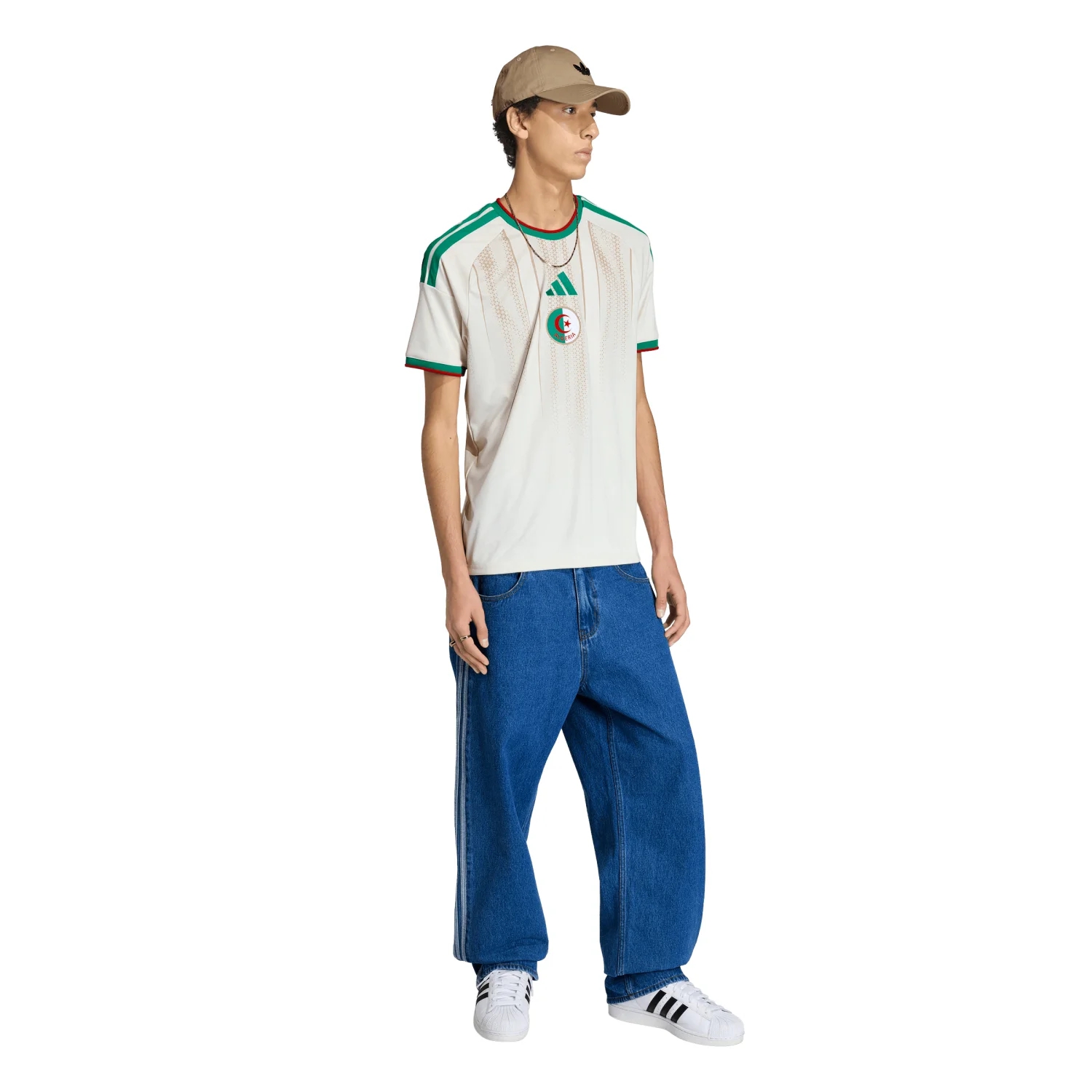 Algeria 2026 Home Jersey - Men's | Slim Fit Climacool+ Football Shirt Landscape Inspired Design-Jersey Chest: 2026 World Cup Soccer Kits