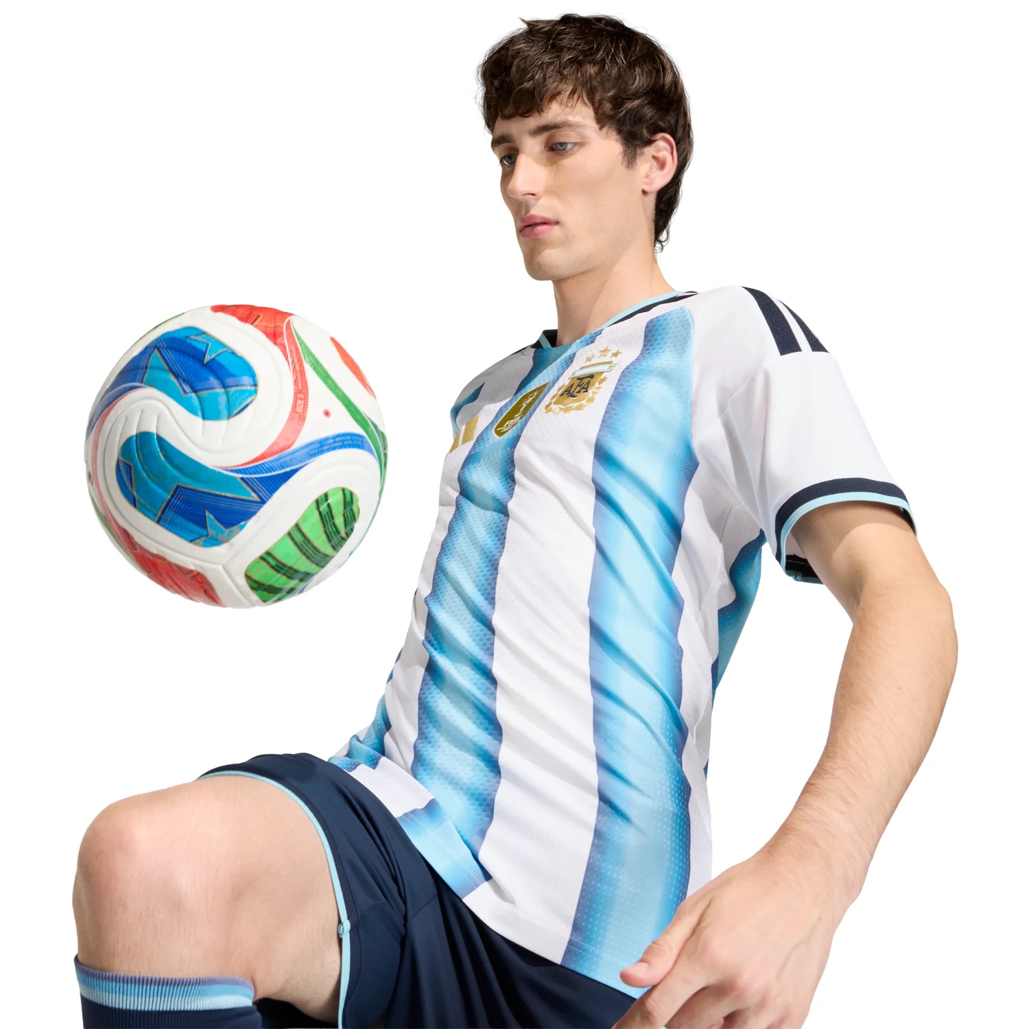 Argentina 2026 Home Jersey Men's | Climacool+ Body Mapping Performance Kit-Jersey Chest: 2026 World Cup Soccer Kits