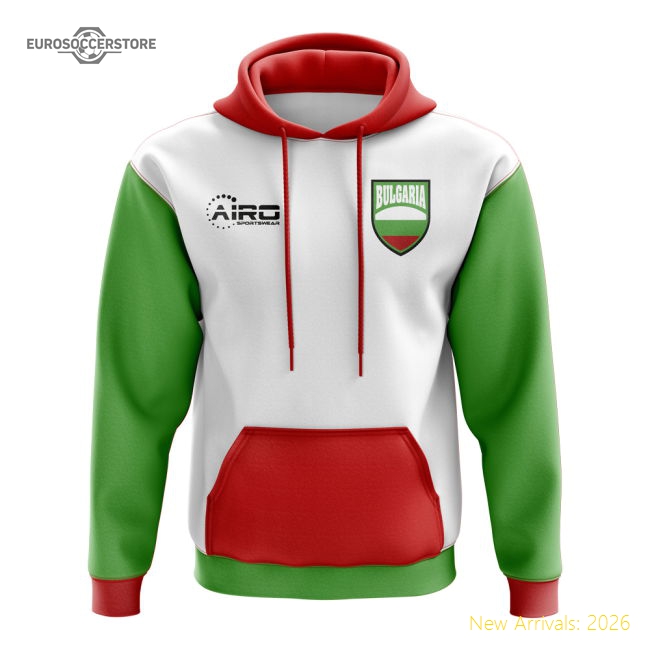 Bulgaria Bulgaria Concept Country Football Hoody White-Jersey Chest: 2026 World Cup Soccer Kits