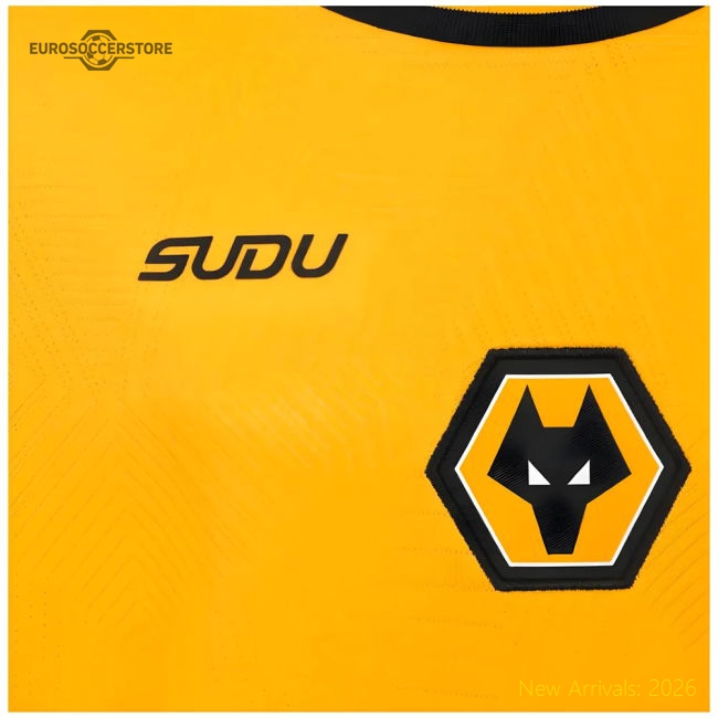 Wolves 2024-2025 Home Kit Long Sleeve Football Jersey (Kids)-Jersey Chest: 2026 World Cup Soccer Kits