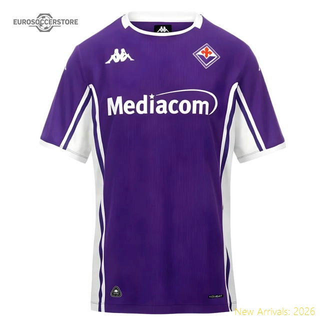 Fiorentina 2025-2026 Home Kit Football Football Top For Diehard Football-Jersey Chest: 2026 World Cup Soccer Kits