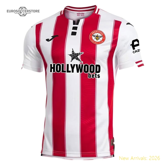 Brentford 2025-2026 Home Kit Football Football Top For Diehard Football-Jersey Chest: 2026 World Cup Soccer Kits