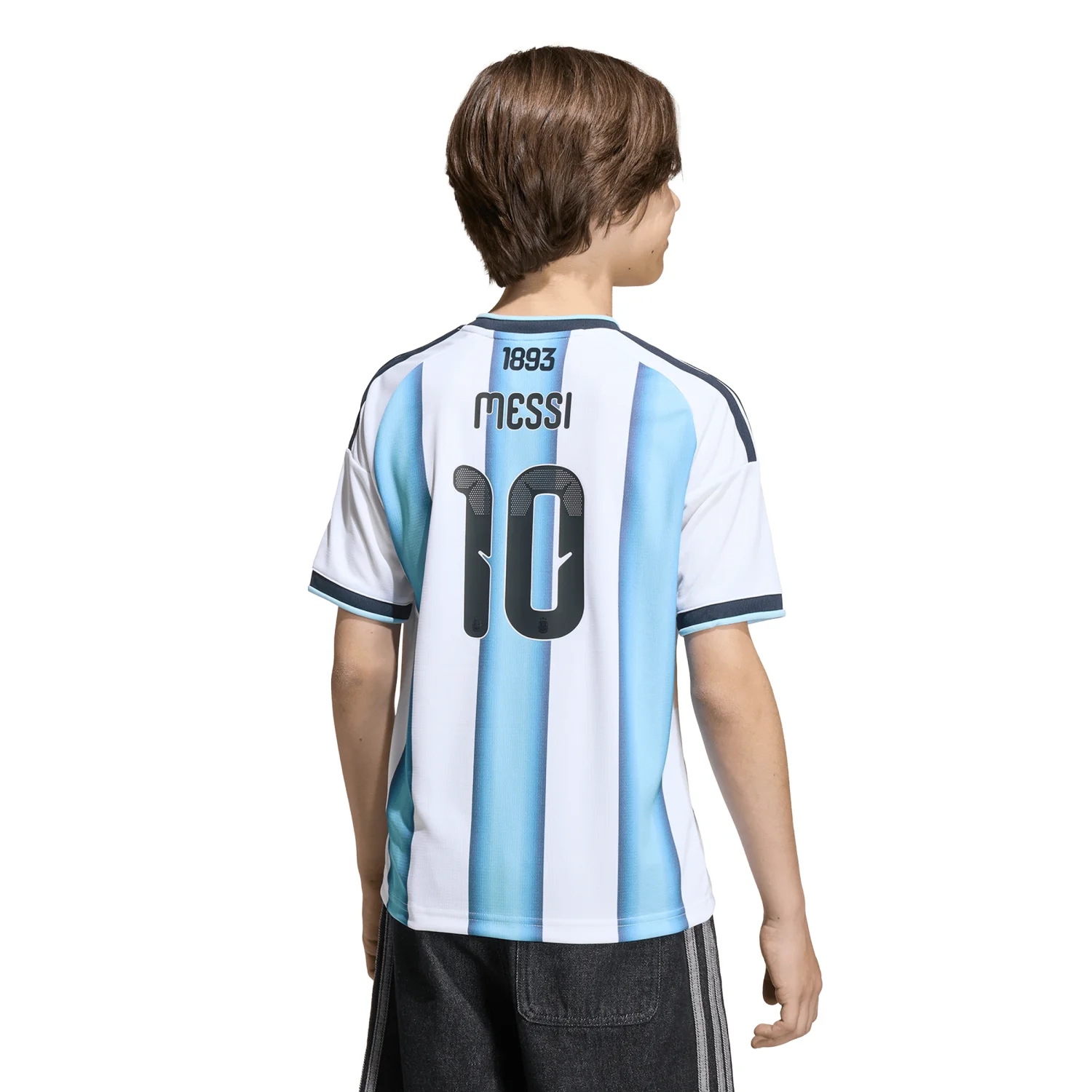 Argentina 2026 Messi Home Jersey - Youth | Climacool Football Shirt Kids World Champion Kit-Jersey Chest: 2026 World Cup Soccer Kits