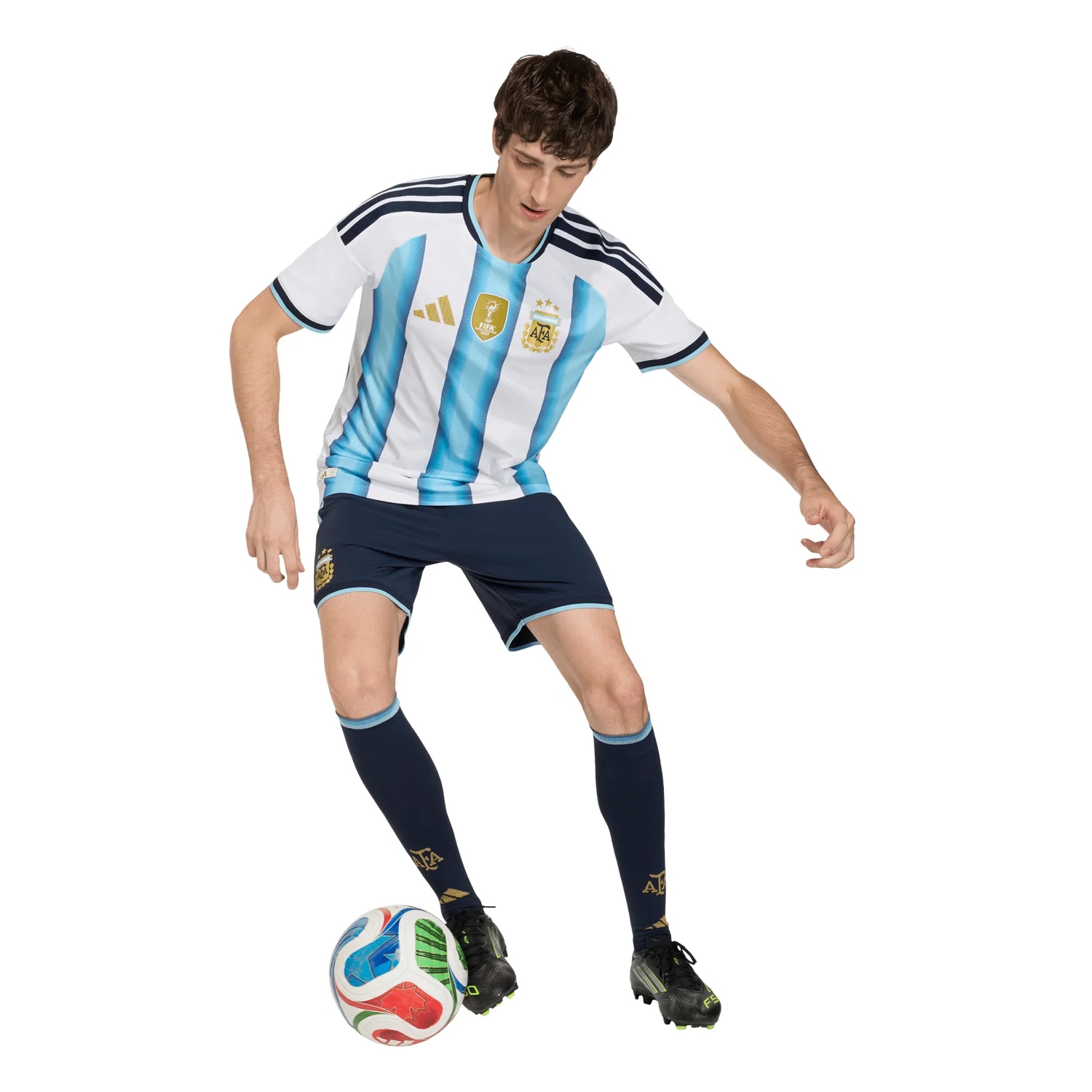 Argentina 2026 Home Jersey Men's | Climacool+ Body Mapping Performance Kit-Jersey Chest: 2026 World Cup Soccer Kits