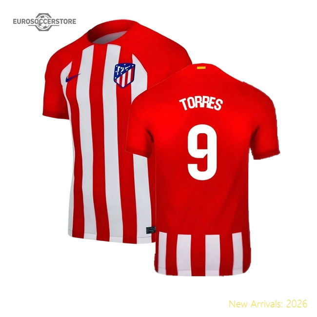 Atletico Madrid 2023-2024 Home Gear Football Jersey For Diehard Football-Jersey Chest: 2026 World Cup Soccer Kits