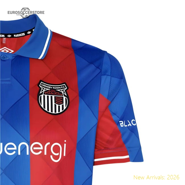 League Two 2025-2026 Away Gear Grimsby Town Football Top-Jersey Chest: 2026 World Cup Soccer Kits