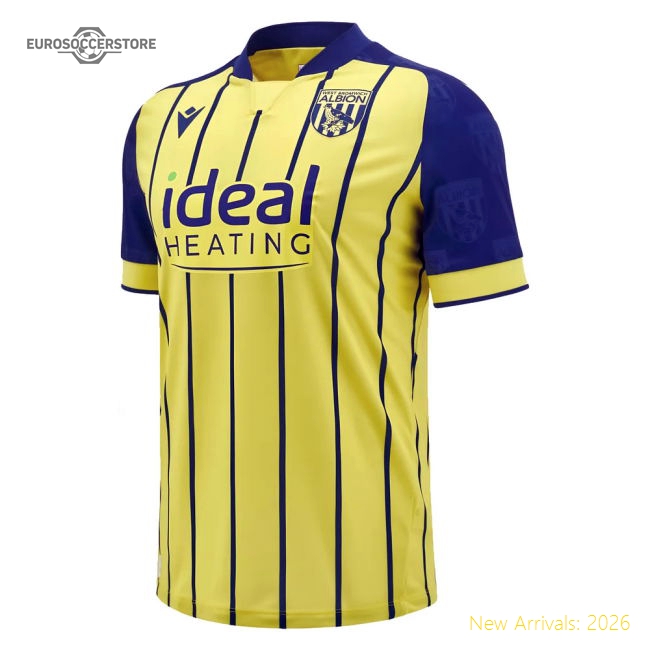 West Brom 2024-2025 Away Gear Football Football Top For Diehard Football-Jersey Chest: 2026 World Cup Soccer Kits