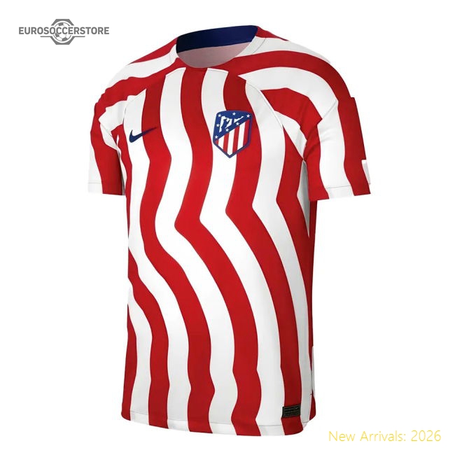 Atletico Madrid 2022-2023 Home Gear Football Match Kit (Kids)-Jersey Chest: 2026 World Cup Soccer Kits