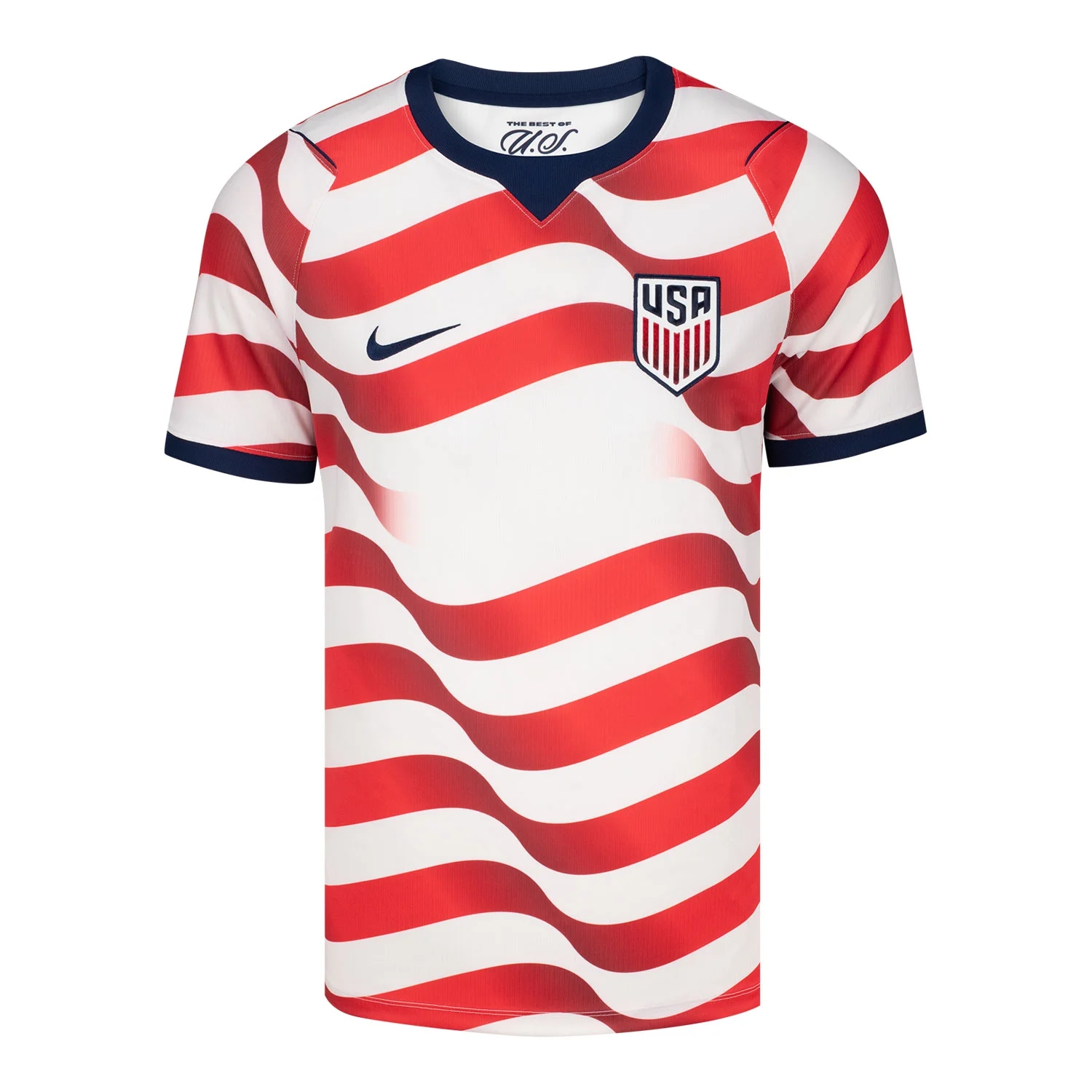 USA 2026 Home Jersey Men's | Gradient Stripe Soccer Shirt 2026 USA Kit-Jersey Chest: 2026 World Cup Soccer Kits